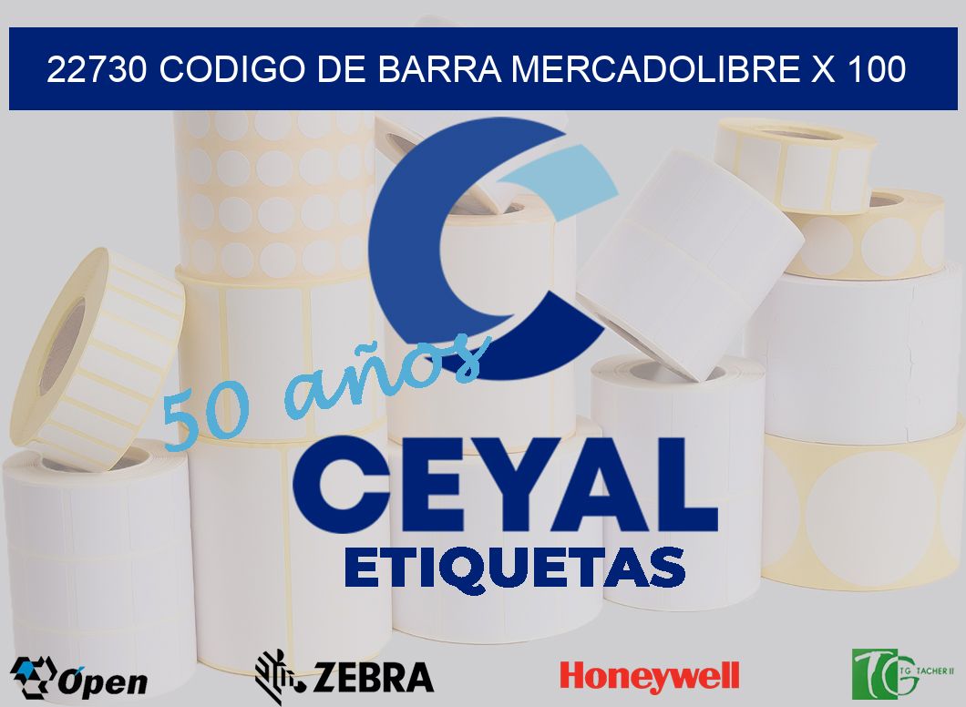 22730 codigo de barra mercadolibre x 100