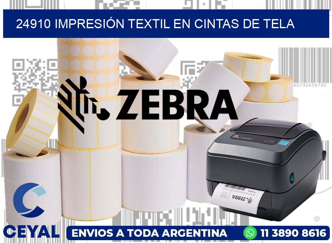 24910 IMPRESIÓN TEXTIL EN CINTAS DE TELA