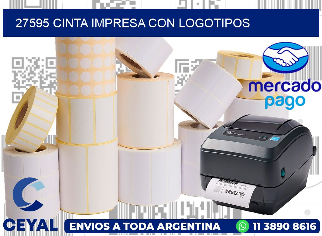 27595 CINTA IMPRESA CON LOGOTIPOS