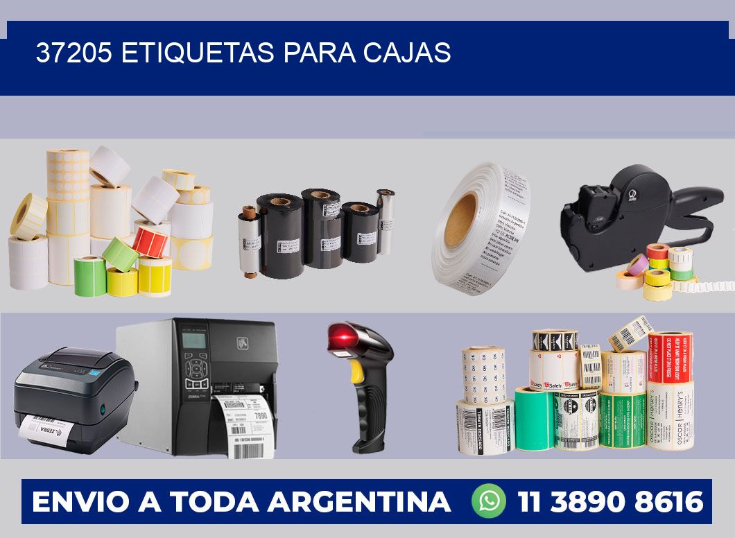 37205 ETIQUETAS PARA CAJAS