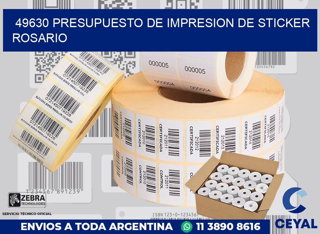 49630 PRESUPUESTO DE IMPRESION DE STICKER ROSARIO