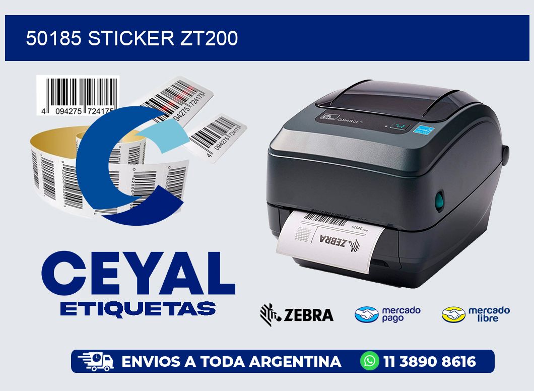 50185 STICKER ZT200