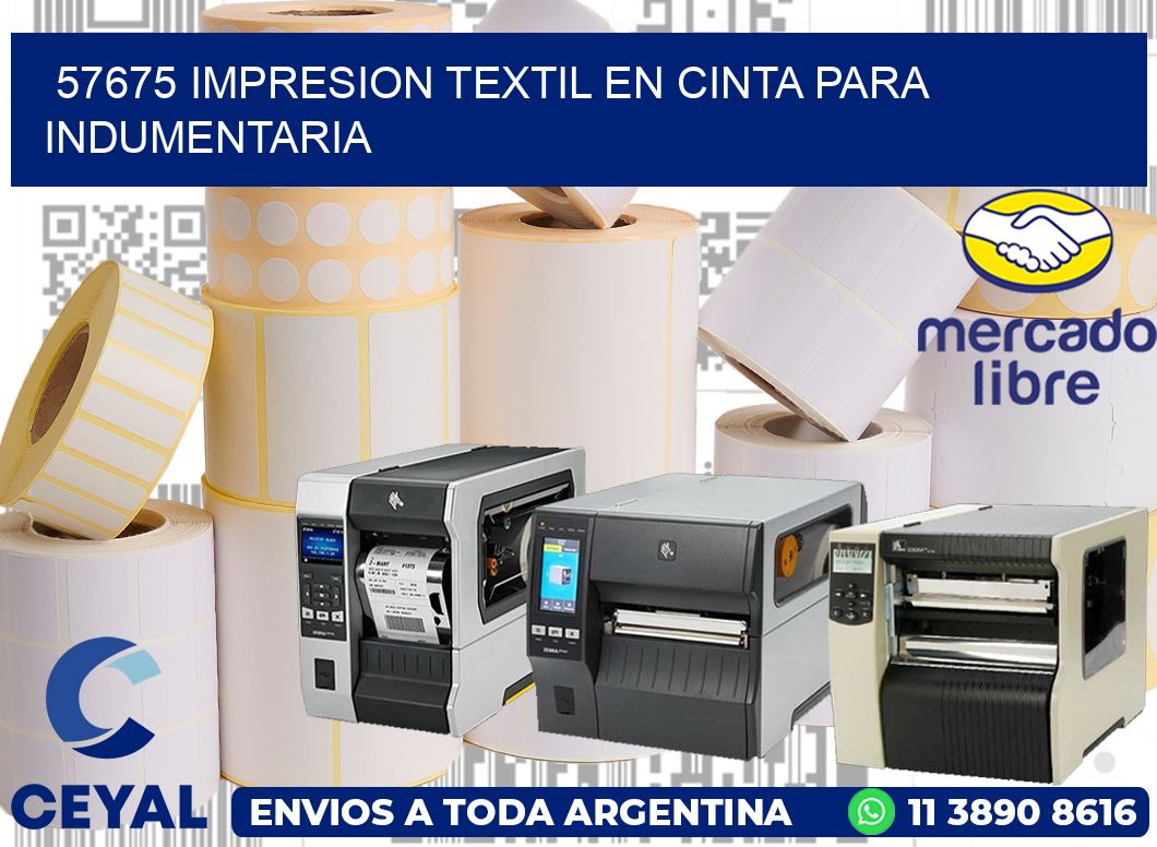 57675 IMPRESION TEXTIL EN CINTA PARA INDUMENTARIA