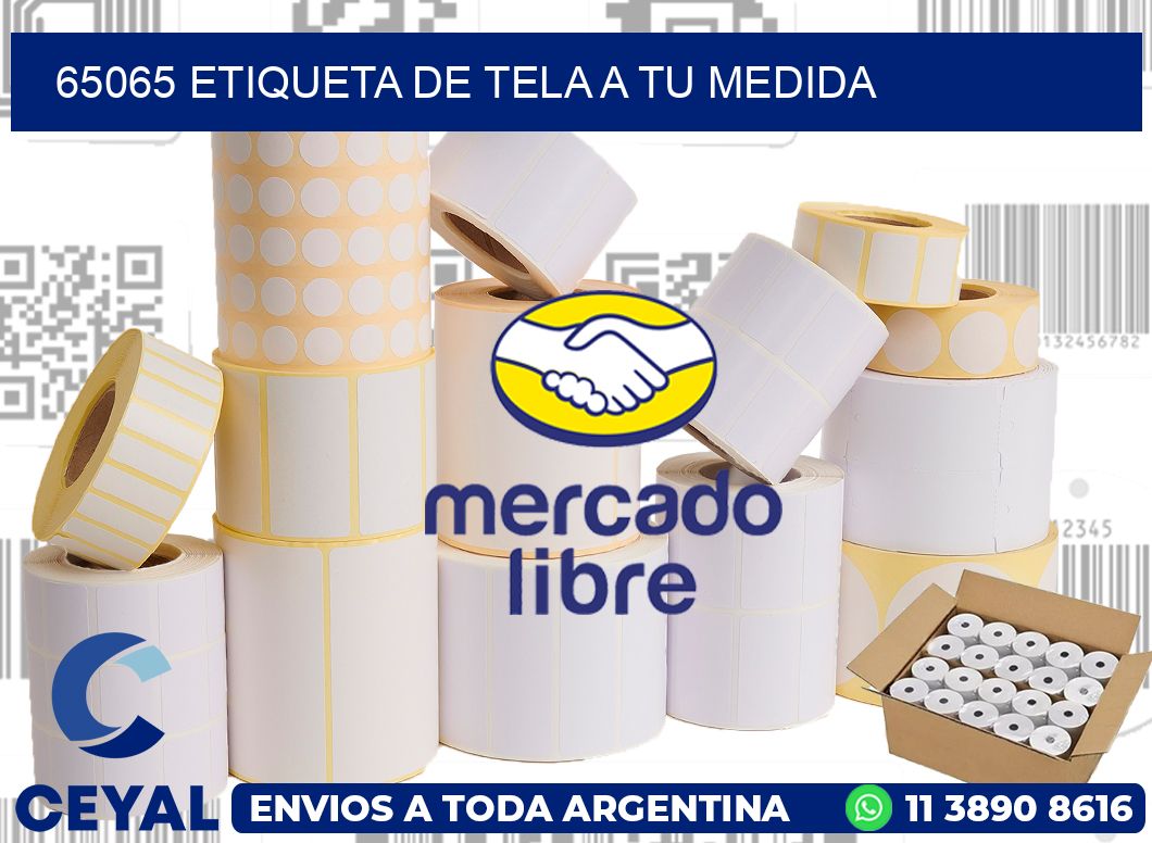 65065 ETIQUETA DE TELA A TU MEDIDA