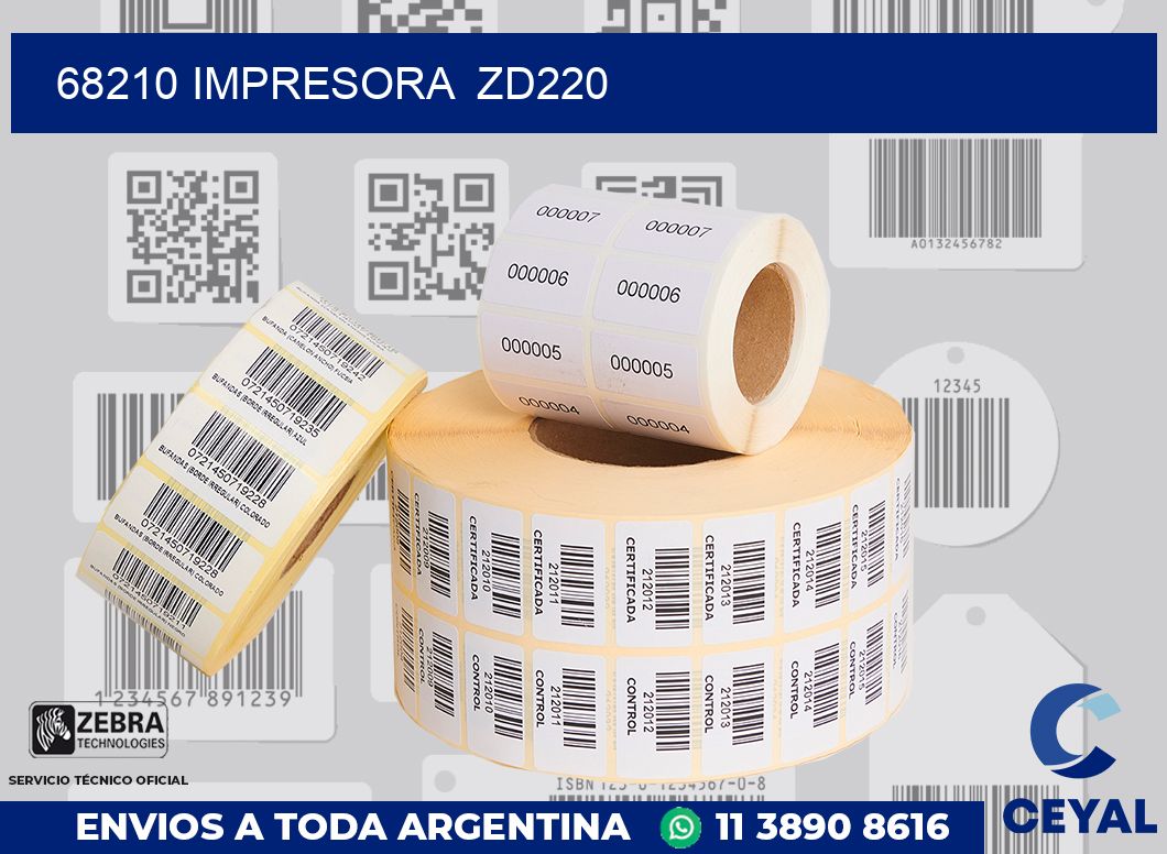 68210 impresora zd220