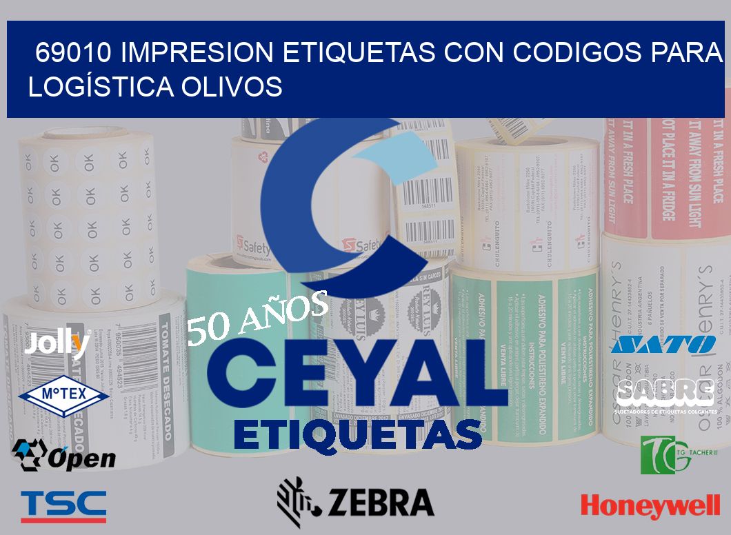 69010 IMPRESION ETIQUETAS CON CODIGOS PARA LOGÍSTICA OLIVOS