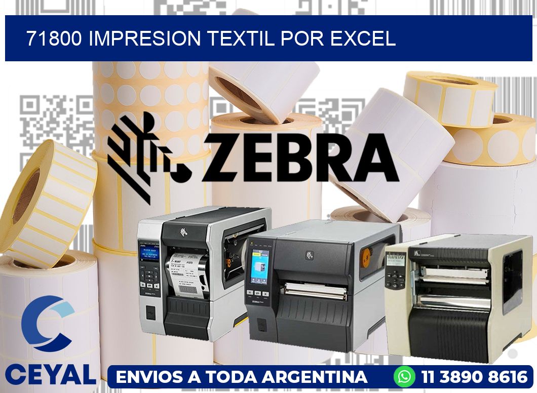 71800 IMPRESION TEXTIL POR EXCEL