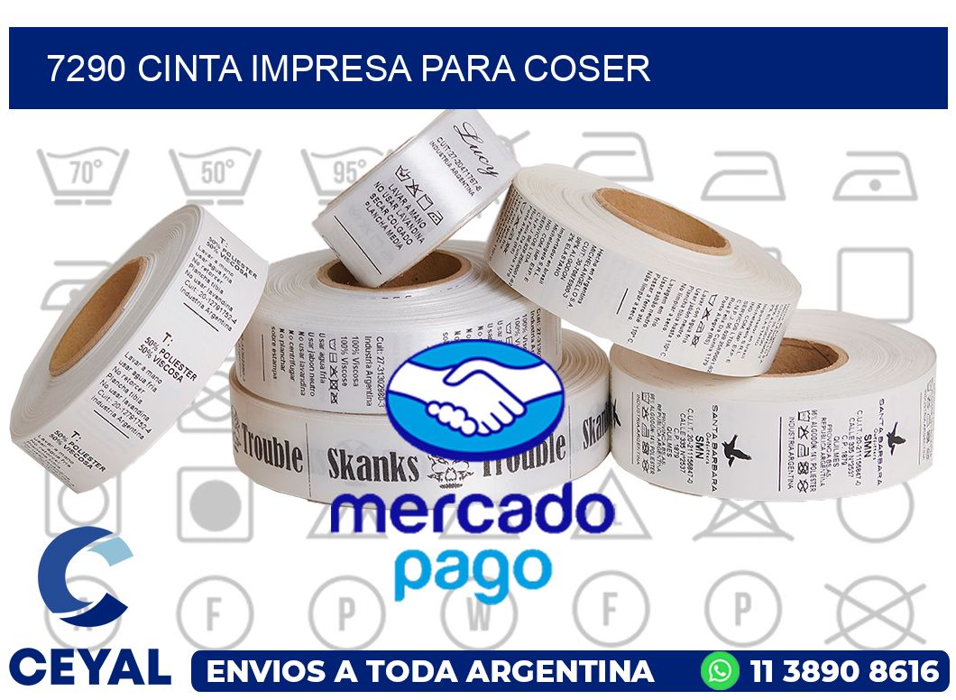 7290 CINTA IMPRESA PARA COSER