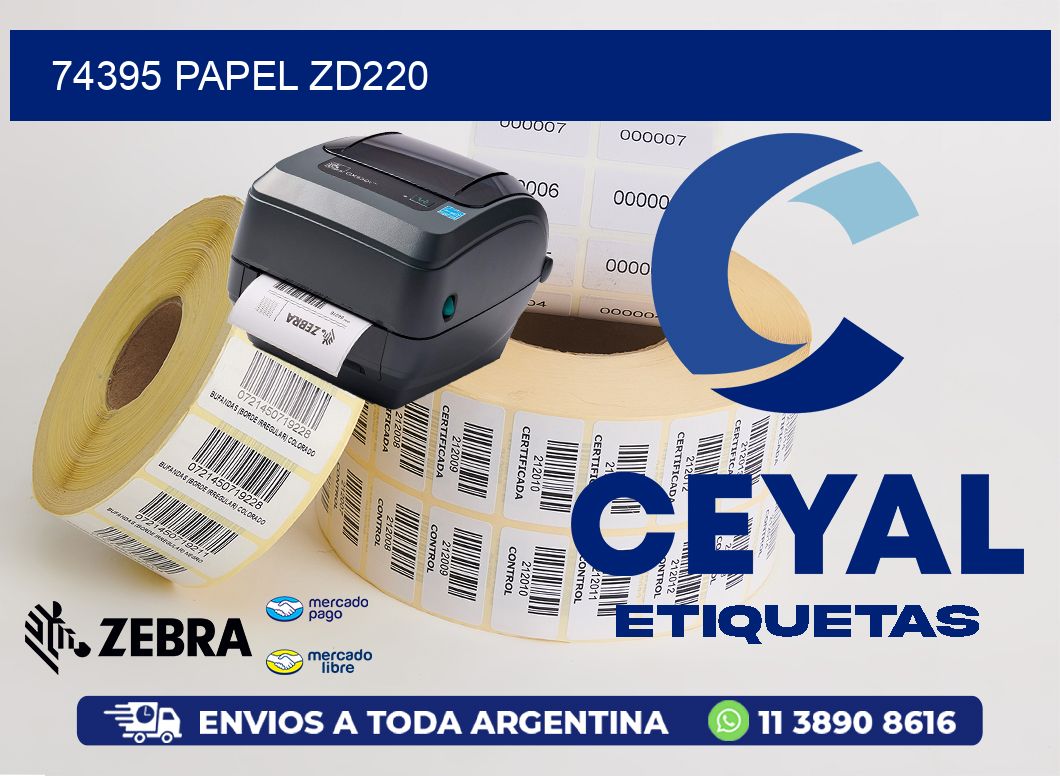 74395 PAPEL ZD220