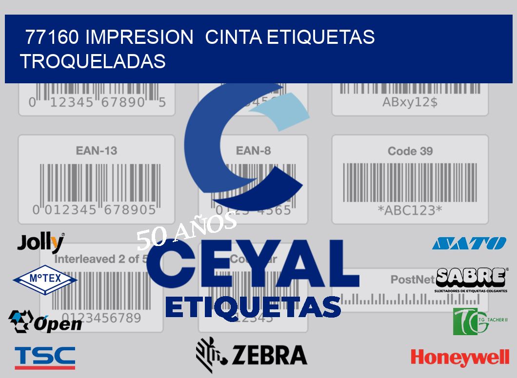 77160 impresion  cinta etiquetas troqueladas