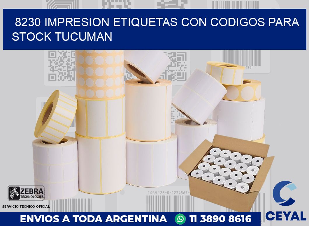 8230 IMPRESION ETIQUETAS CON CODIGOS PARA STOCK TUCUMAN