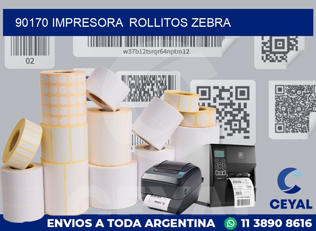 90170 impresora  rollitos zebra