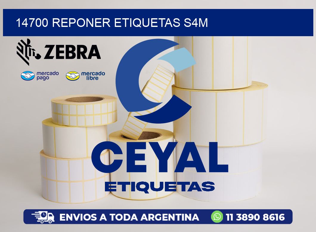 14700 REPONER ETIQUETAS S4M
