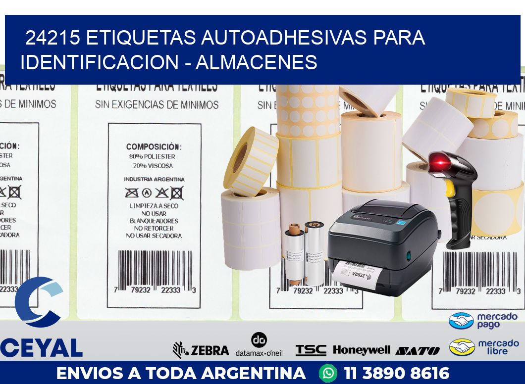 24215 ETIQUETAS AUTOADHESIVAS PARA IDENTIFICACION – ALMACENES