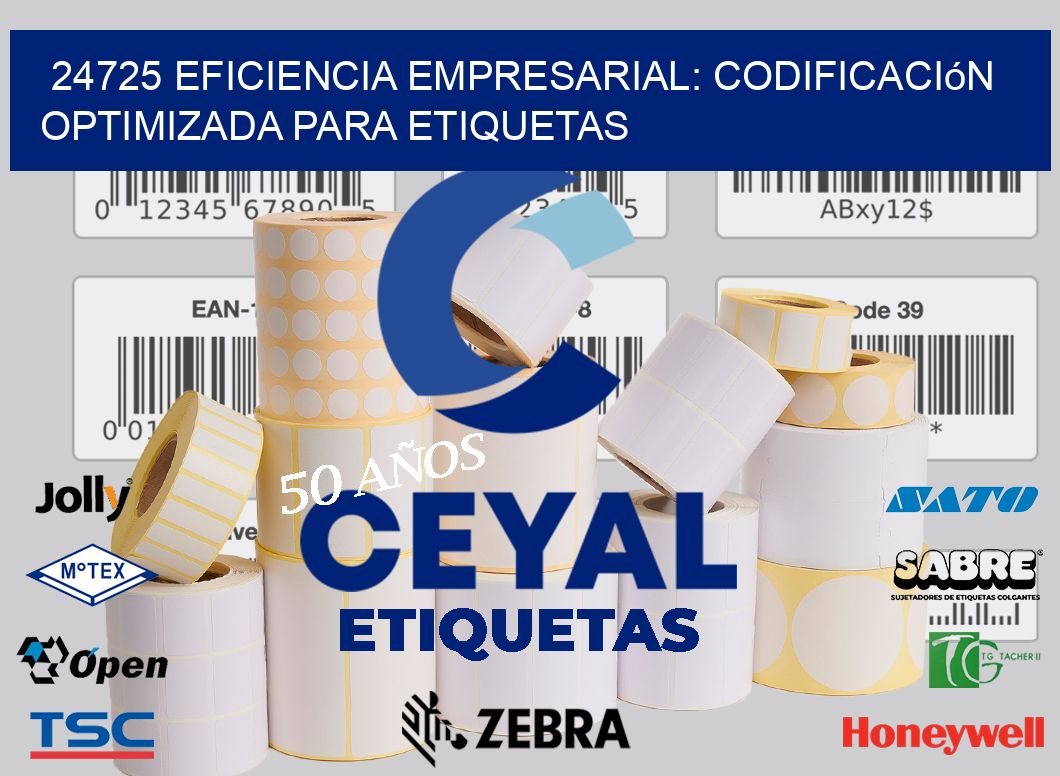 24725 Eficiencia Empresarial: Codificación Optimizada para Etiquetas