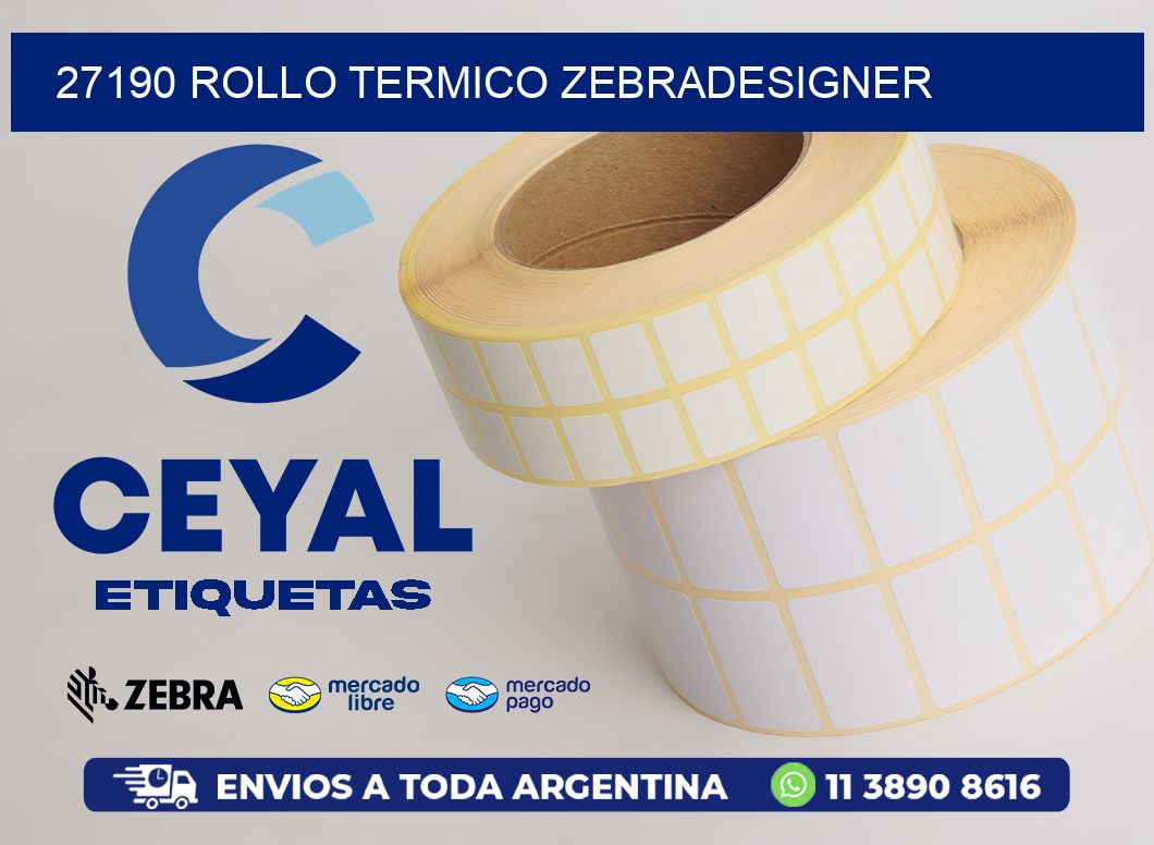 27190 ROLLO TERMICO ZEBRADESIGNER