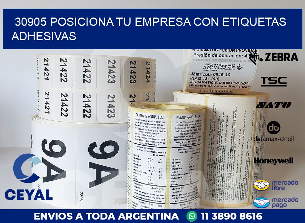 30905 POSICIONA TU EMPRESA CON ETIQUETAS ADHESIVAS