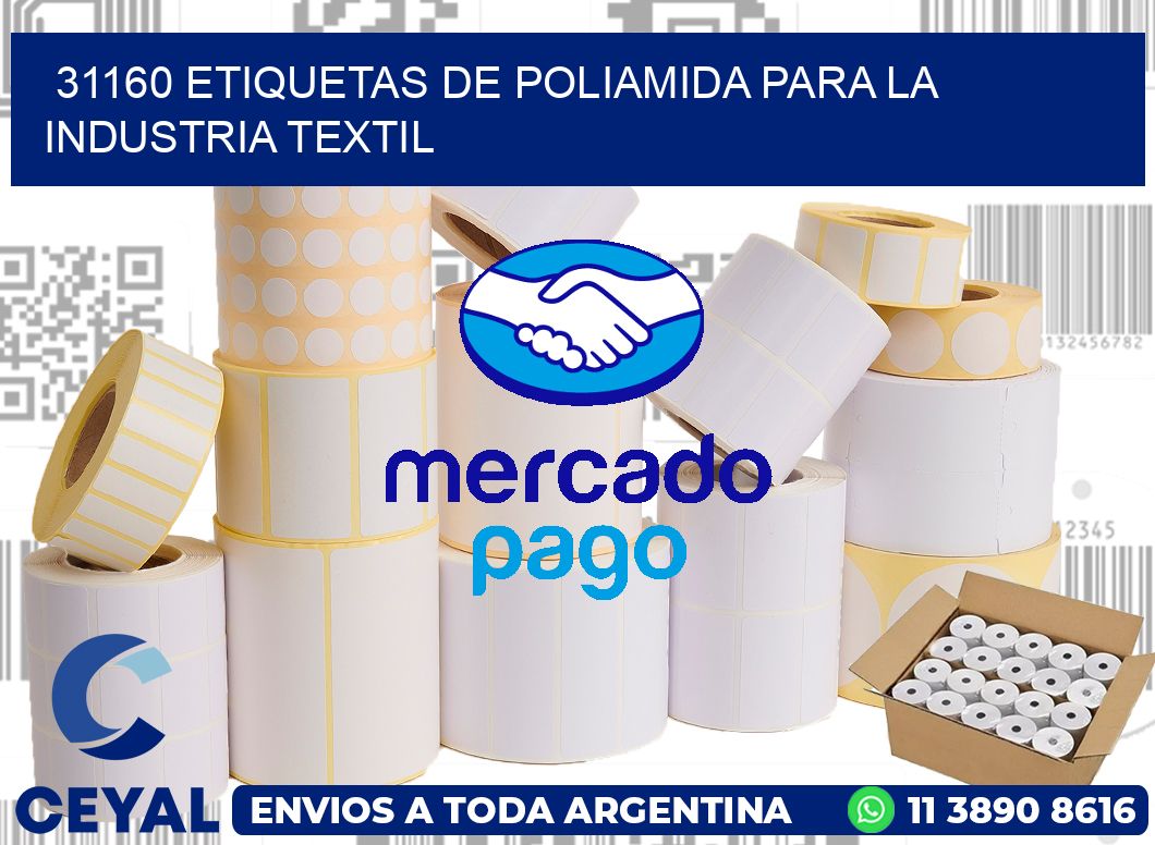 31160 ETIQUETAS DE POLIAMIDA PARA LA INDUSTRIA TEXTIL