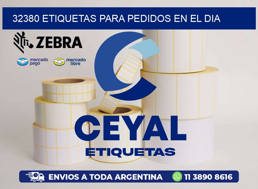 32380 ETIQUETAS PARA PEDIDOS EN EL DIA