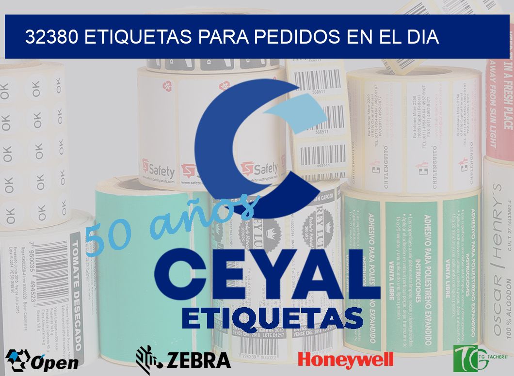 32380 ETIQUETAS PARA PEDIDOS EN EL DIA