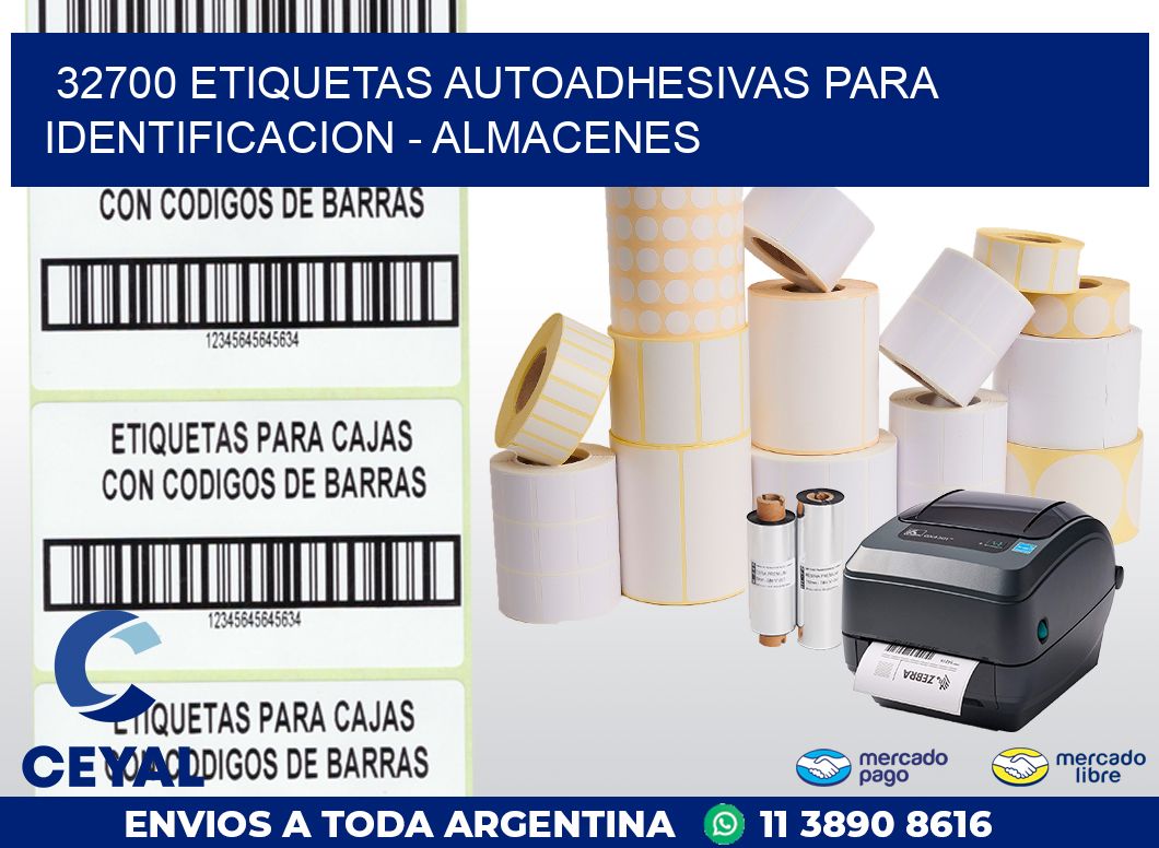 32700 ETIQUETAS AUTOADHESIVAS PARA IDENTIFICACION – ALMACENES