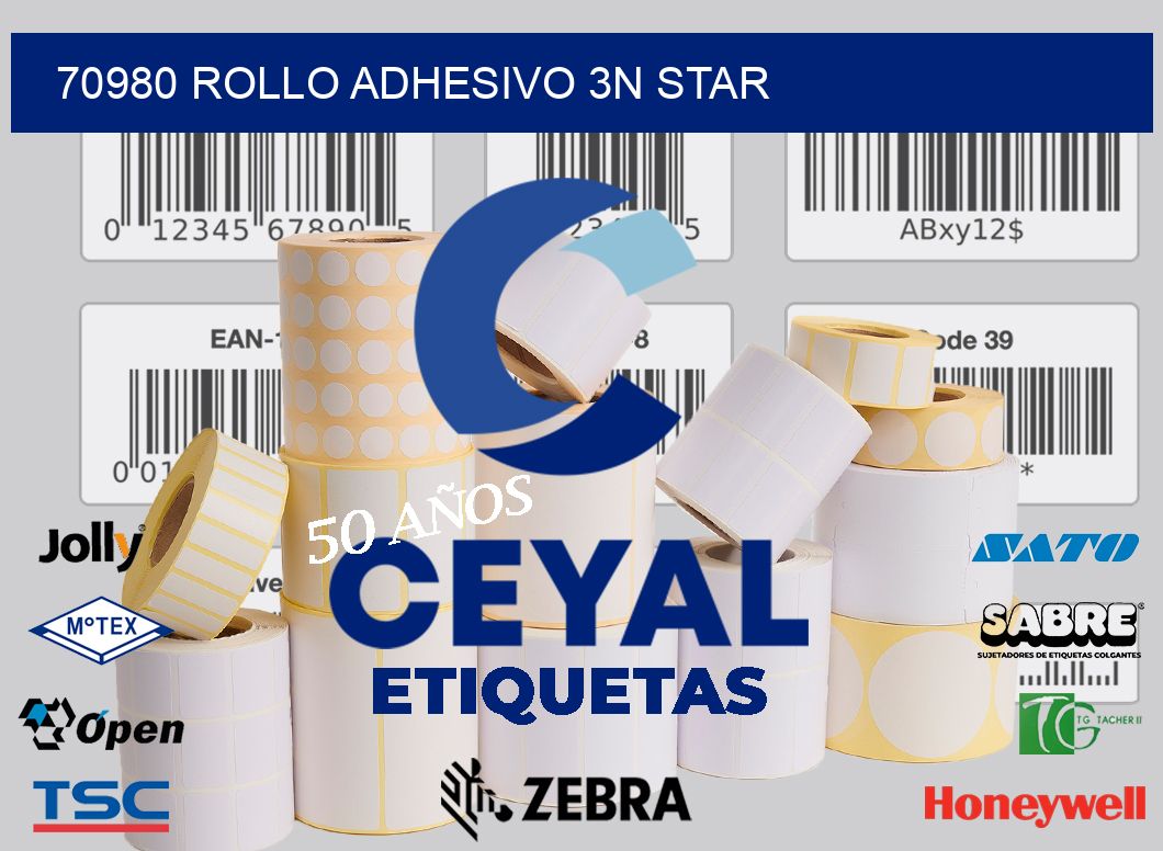70980 ROLLO ADHESIVO 3N STAR