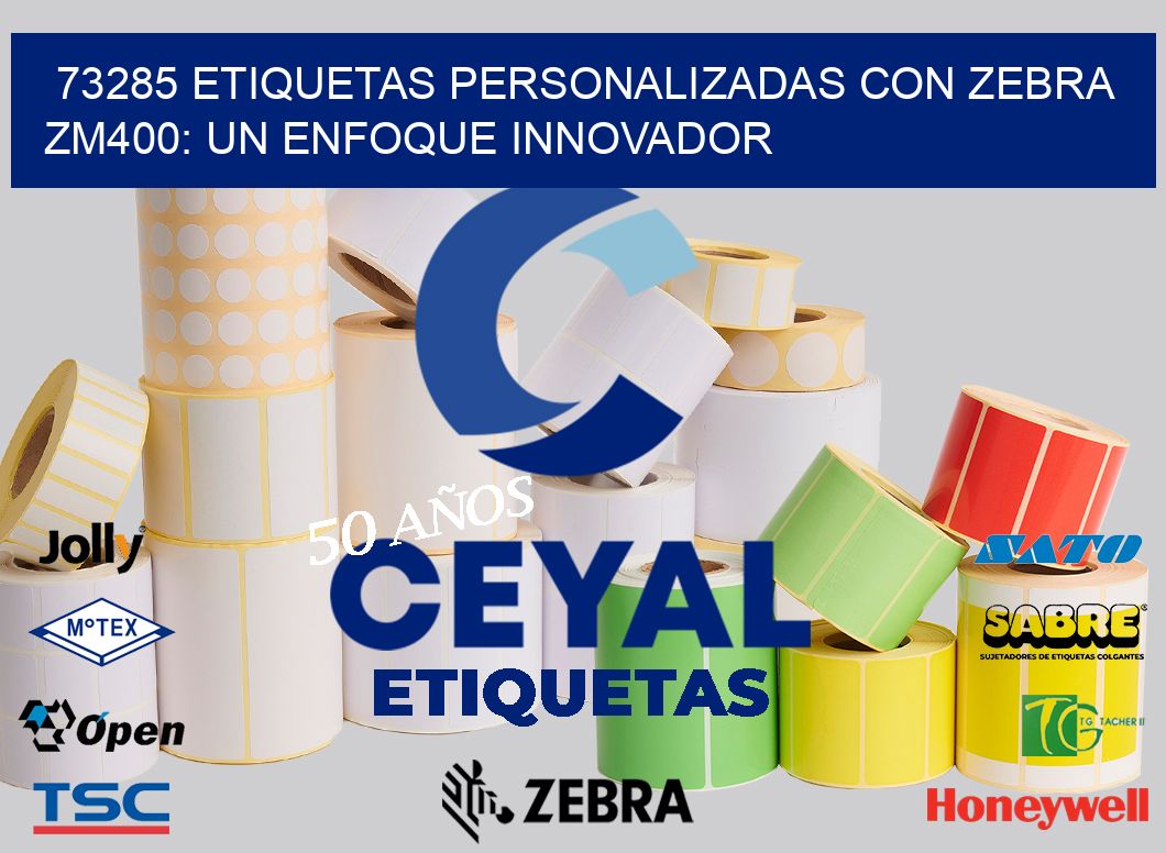 73285 Etiquetas Personalizadas con Zebra ZM400: Un Enfoque Innovador