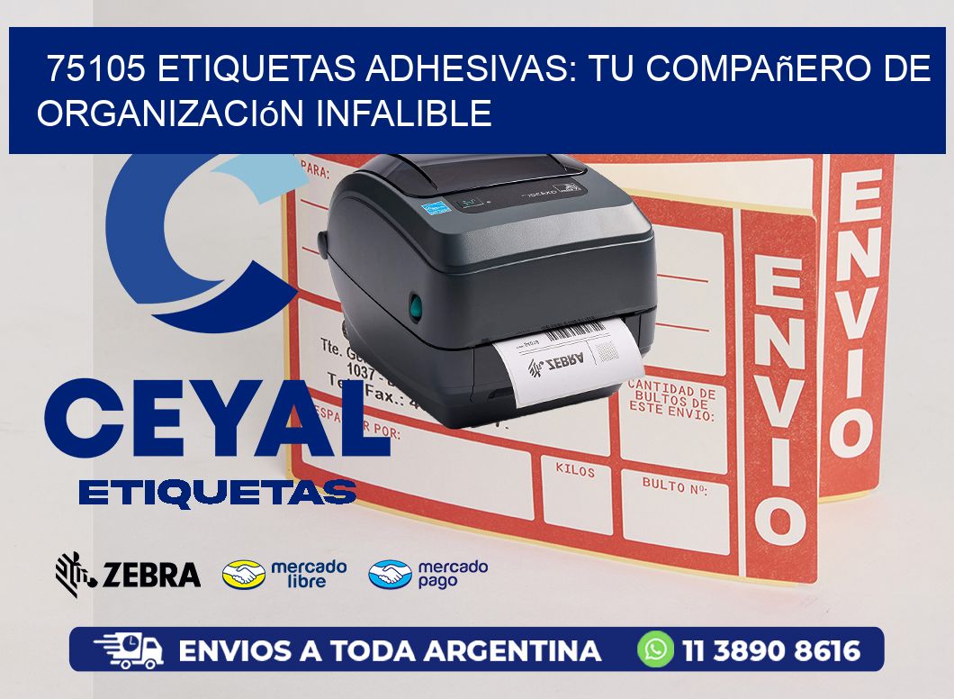 75105 Etiquetas Adhesivas: Tu Compañero de Organización Infalible
