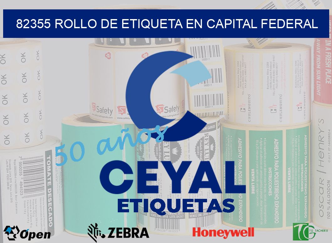 82355 ROLLO DE ETIQUETA EN CAPITAL FEDERAL