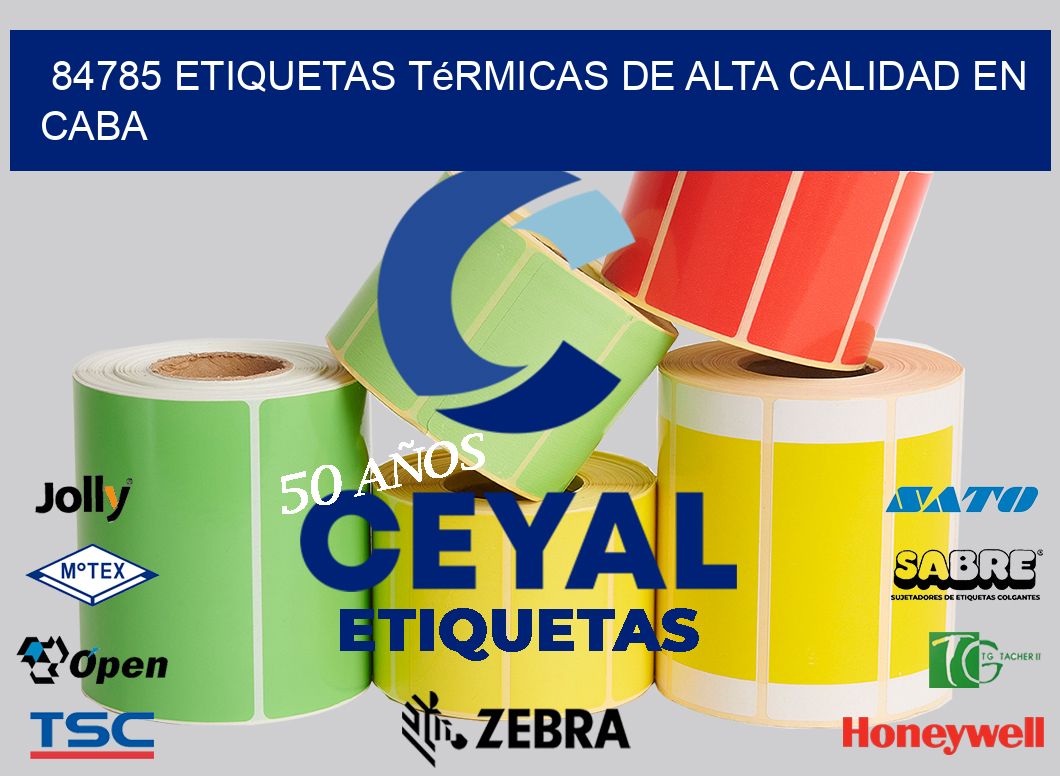 84785 Etiquetas Térmicas de Alta Calidad en CABA