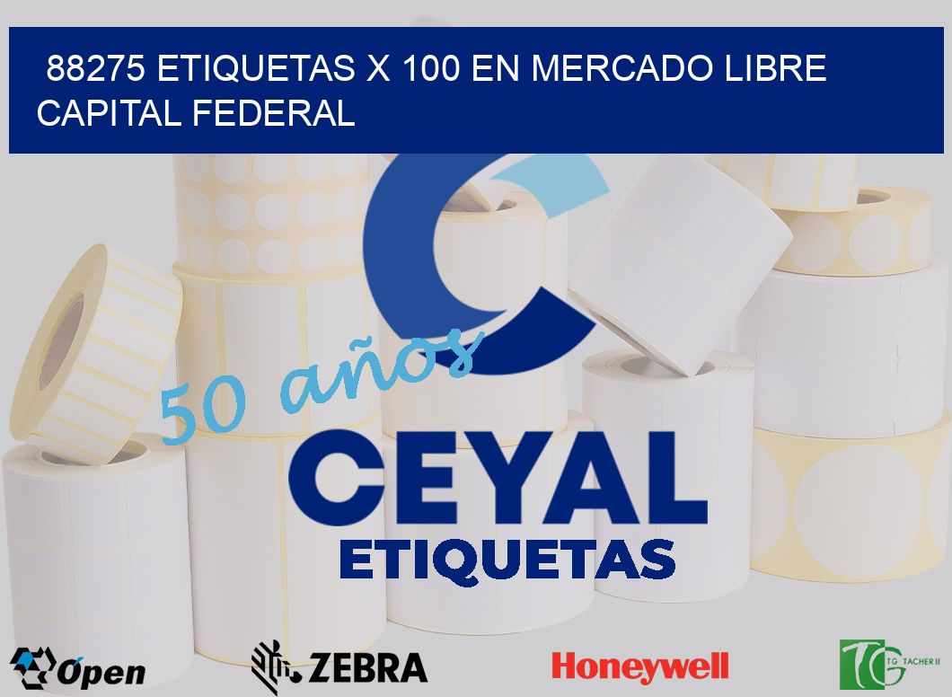 88275 ETIQUETAS X 100 EN MERCADO LIBRE CAPITAL FEDERAL