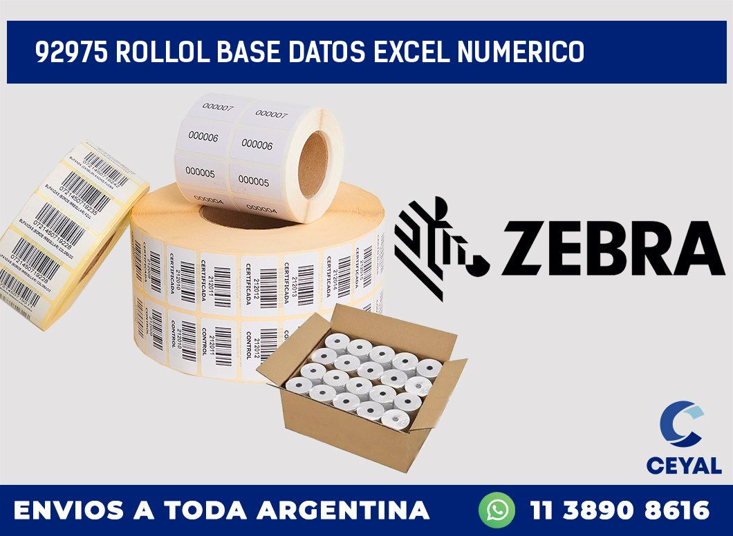 92975 rollol base datos excel numerico