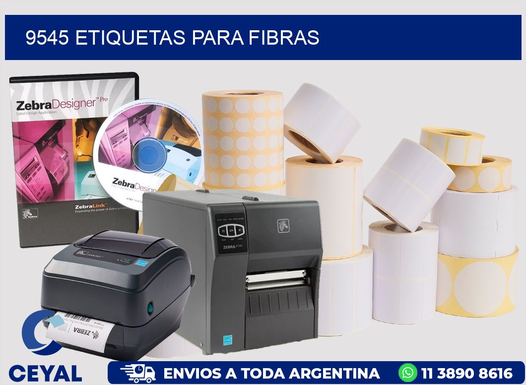 9545 ETIQUETAS PARA FIBRAS
