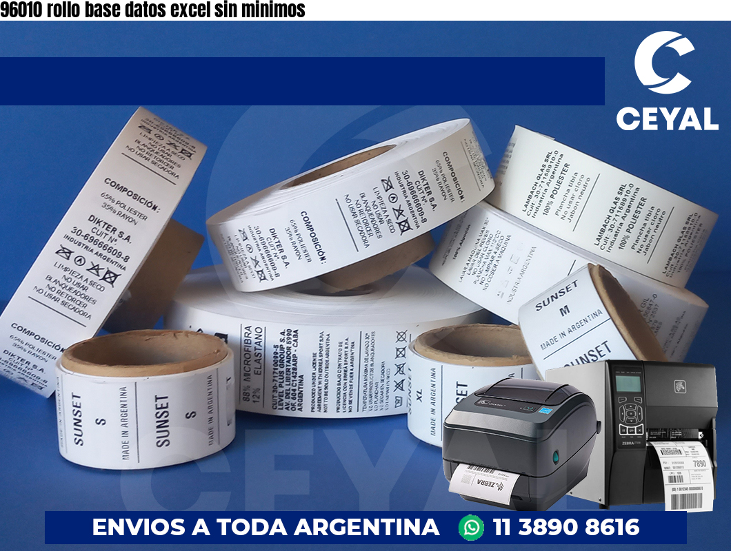 96010 rollo base datos excel sin minimos