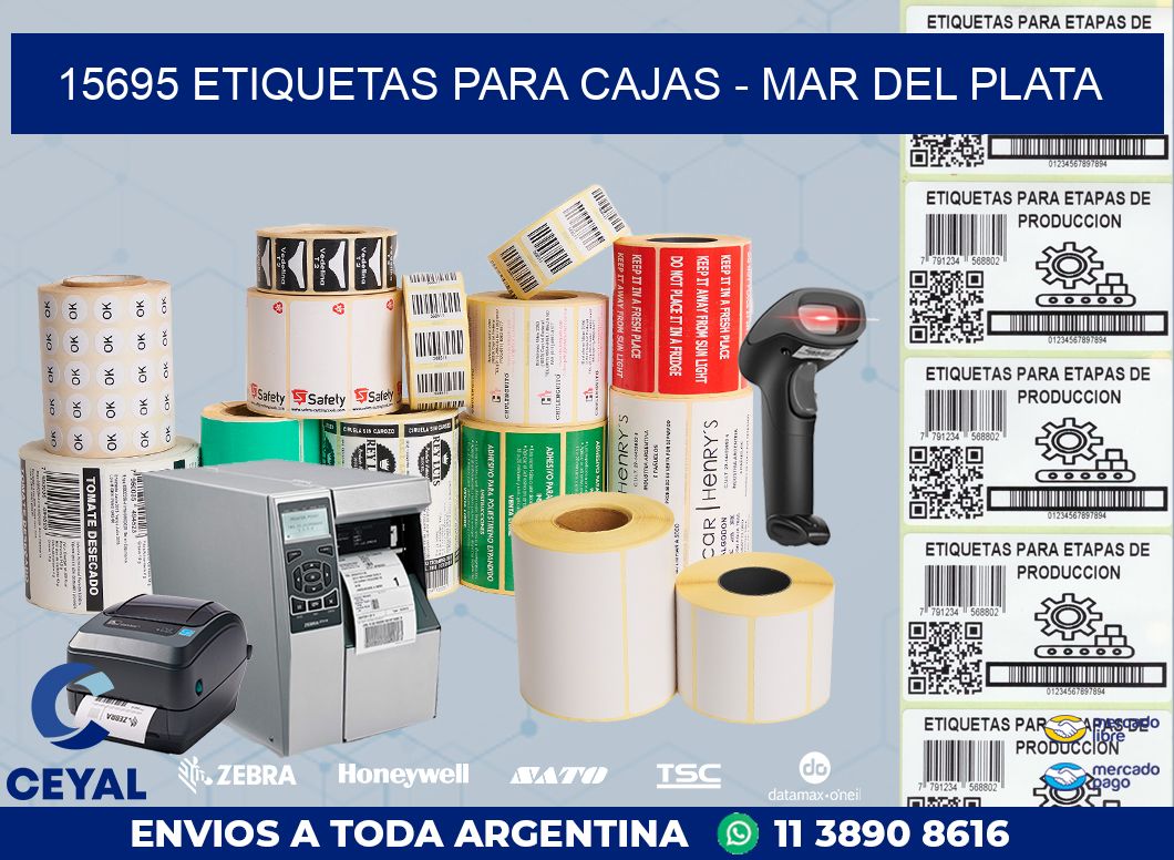 15695 ETIQUETAS PARA CAJAS - MAR DEL PLATA