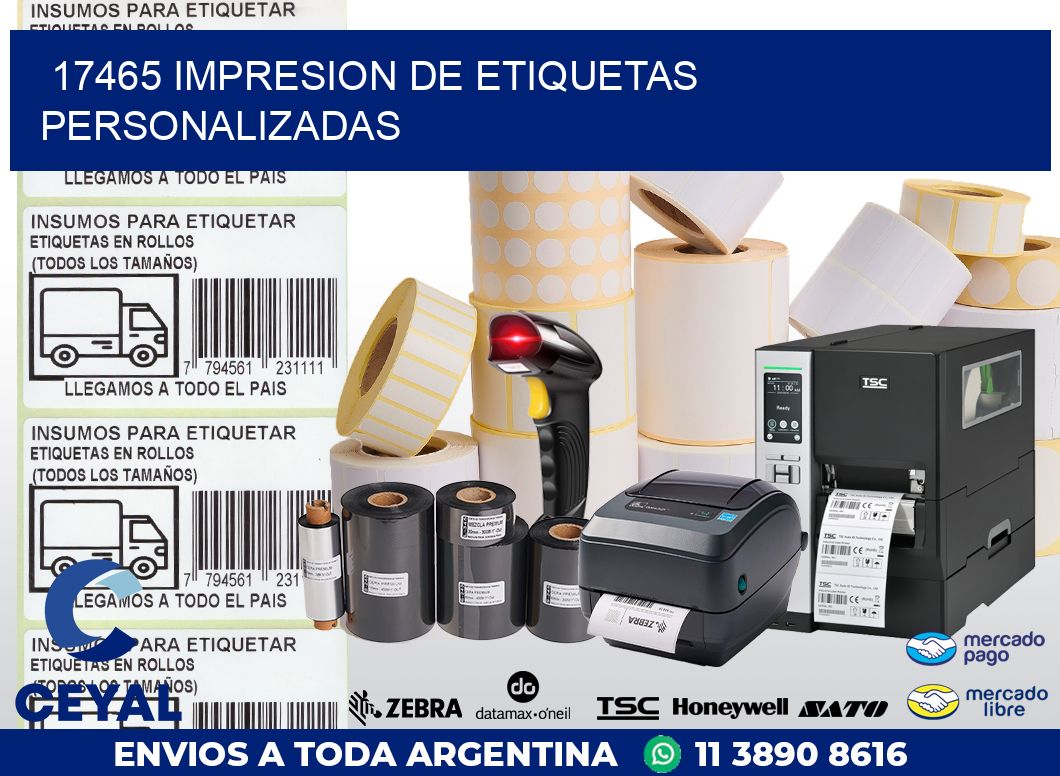 17465 IMPRESION DE ETIQUETAS PERSONALIZADAS