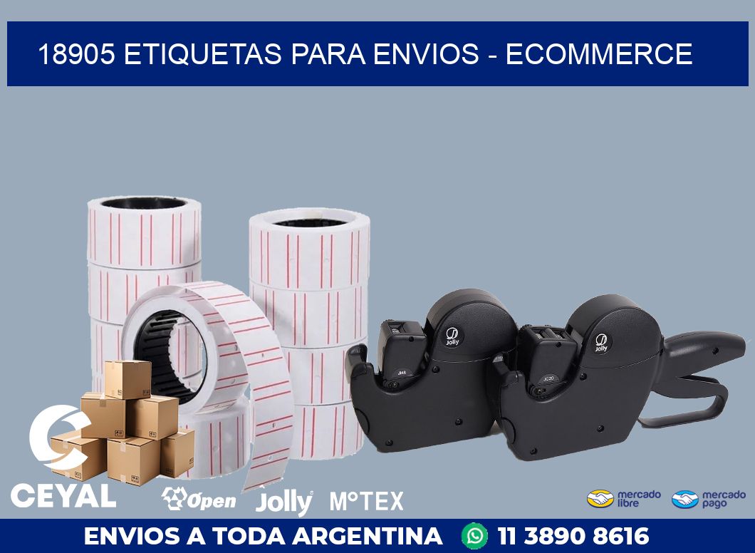 18905 ETIQUETAS PARA ENVIOS – ECOMMERCE