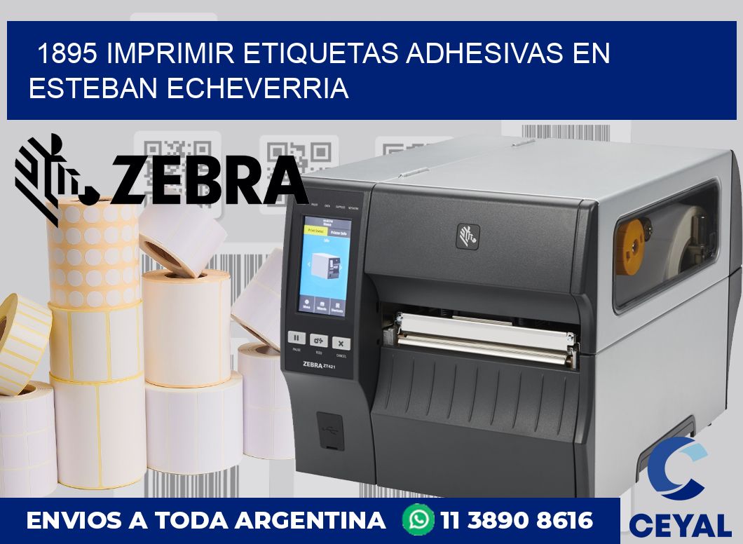 1895 IMPRIMIR ETIQUETAS ADHESIVAS EN ESTEBAN ECHEVERRIA