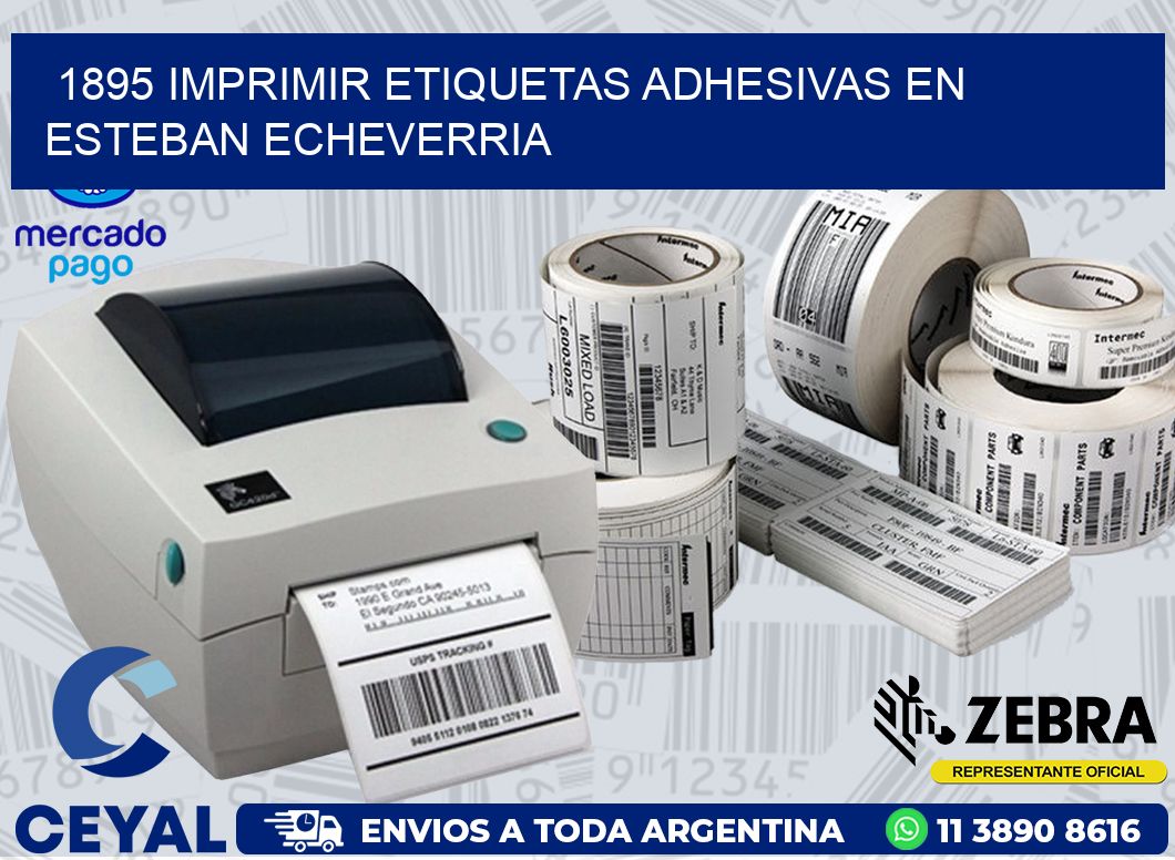 1895 IMPRIMIR ETIQUETAS ADHESIVAS EN ESTEBAN ECHEVERRIA