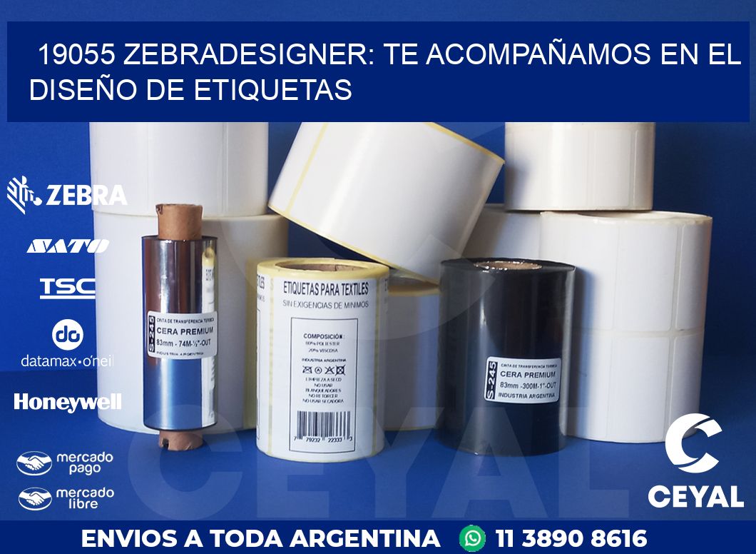 19055 ZEBRADESIGNER: TE ACOMPAÑAMOS EN EL DISEÑO DE ETIQUETAS