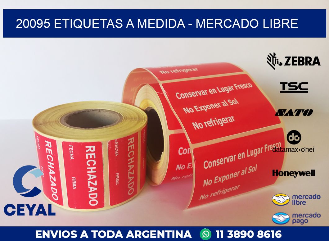 20095 ETIQUETAS A MEDIDA - MERCADO LIBRE