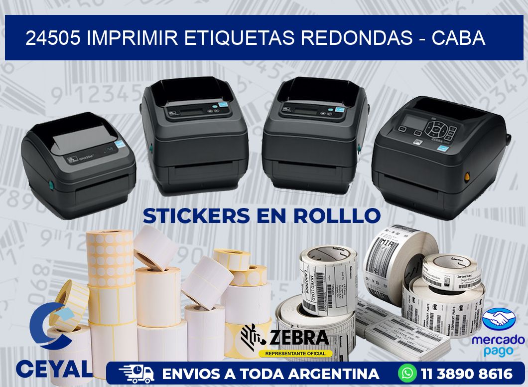 24505 IMPRIMIR ETIQUETAS REDONDAS - CABA