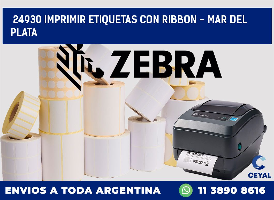 24930 IMPRIMIR ETIQUETAS CON RIBBON - MAR DEL PLATA