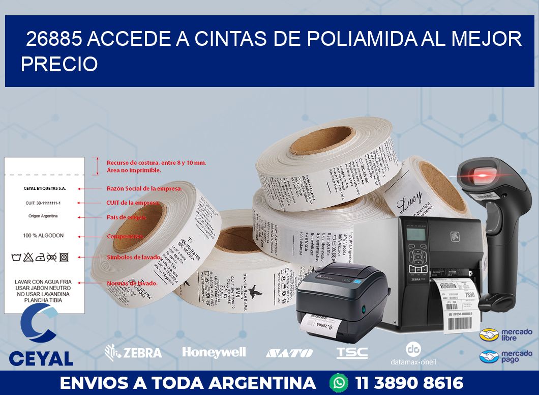 26885 ACCEDE A CINTAS DE POLIAMIDA AL MEJOR PRECIO