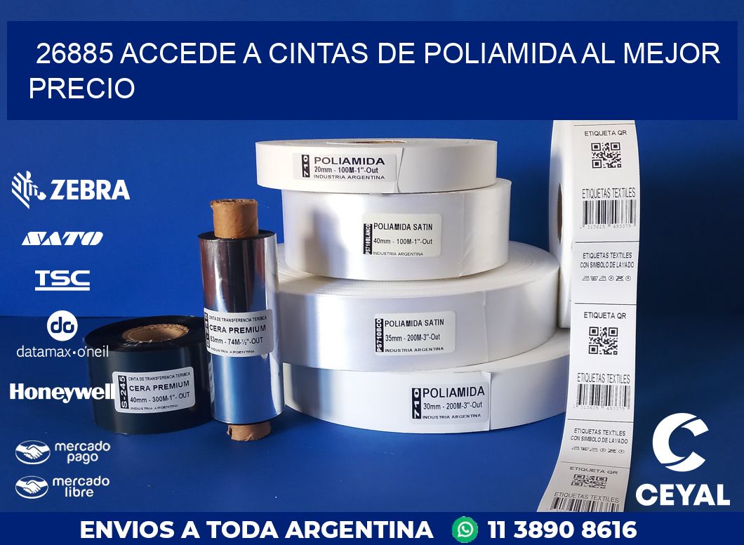 26885 ACCEDE A CINTAS DE POLIAMIDA AL MEJOR PRECIO