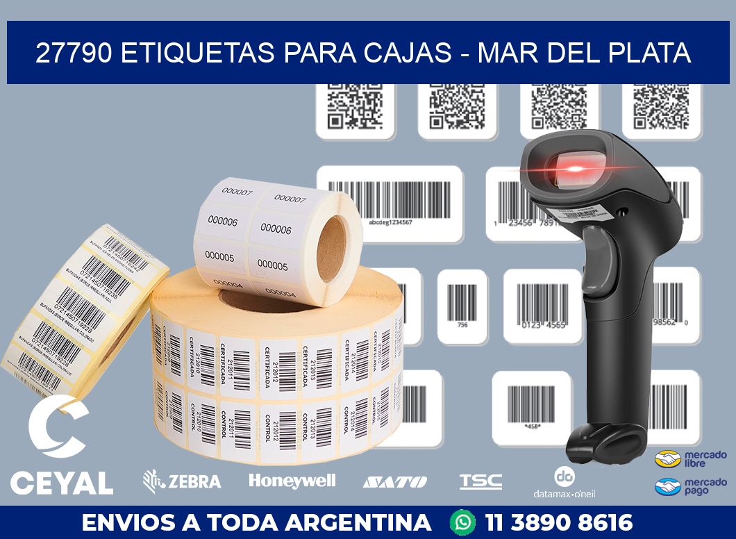 27790 ETIQUETAS PARA CAJAS - MAR DEL PLATA