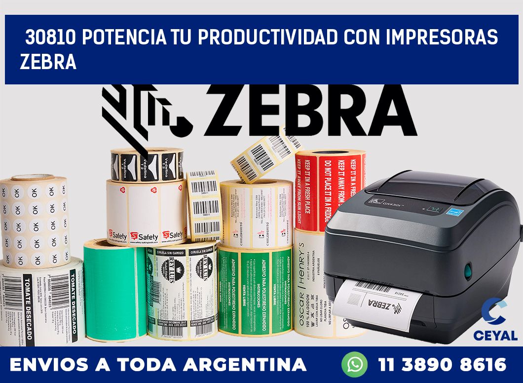 30810 POTENCIA TU PRODUCTIVIDAD CON IMPRESORAS ZEBRA