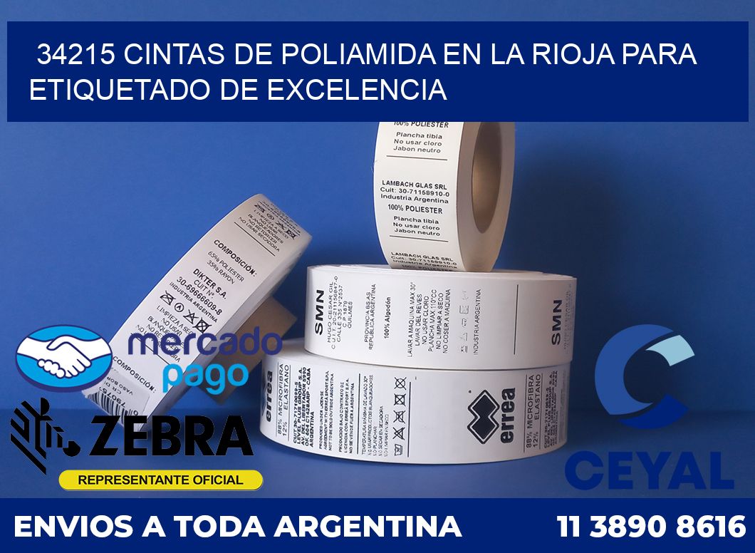 34215 CINTAS DE POLIAMIDA EN LA RIOJA PARA ETIQUETADO DE EXCELENCIA