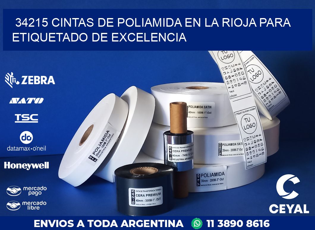 34215 CINTAS DE POLIAMIDA EN LA RIOJA PARA ETIQUETADO DE EXCELENCIA