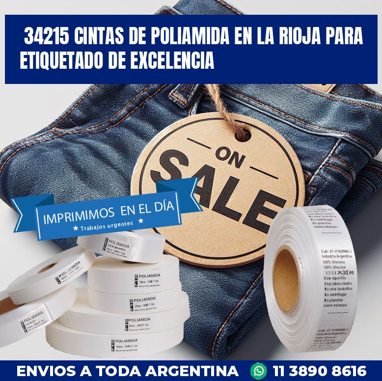 34215 CINTAS DE POLIAMIDA EN LA RIOJA PARA ETIQUETADO DE EXCELENCIA